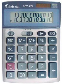 Taschenrechner, Desktop, 12-stelliges Display, VICTORIA GVA-270